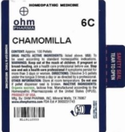 Md Tube Label (Chamomilla   Md Tube Label)